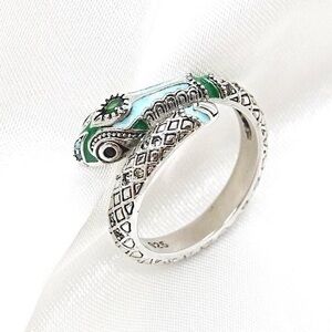 Enamel Boho Snake Ring
